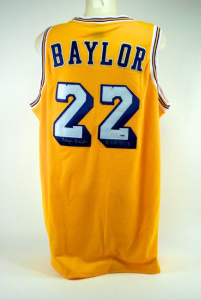 Elgin Baylor Autographed Jersey